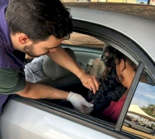 PREFEITURA REALIZA 3º DRIVE-THRU “LATEMIA” PARA VACINAÇÃO ANTIRRÁBICA DE CÃES E GATOS