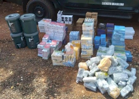 EXÉRCITO APREENDE MAIS DE R$ 500 MIL EM ANABOLIZANTES CONTRABANDEADOS DO PARAGUAI