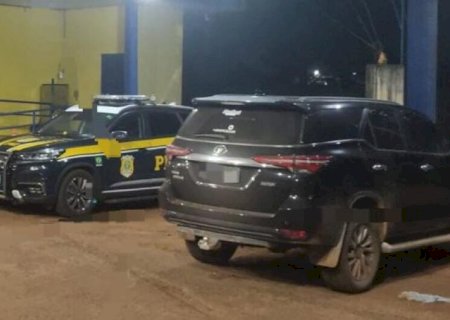 CAMINHONETE ROUBADA NO MATO GROSSO É RECUPERADA NO INTERIOR DO MS