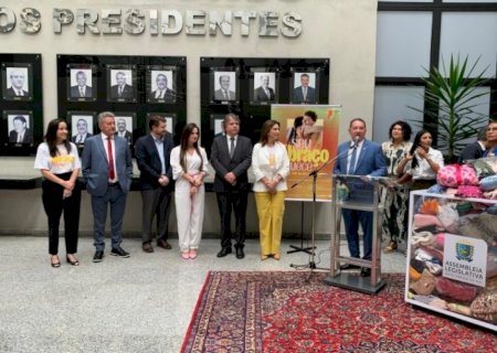 GOVERNO E ASSEMBLEIA LEGISLATIVA SE UNEM NA CAMPANHA 'SEU ABRAÇO AQUECE'