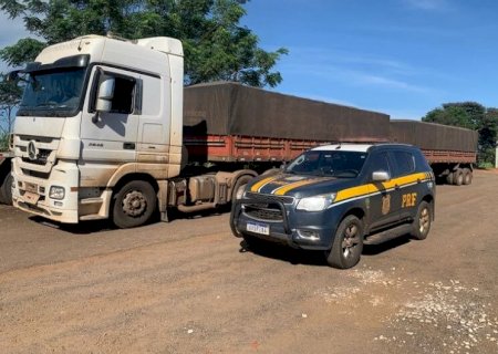 CARRETA FURTADA NO PARANÁ É RECUPERADA EM ABORDAGEM NA BR-376