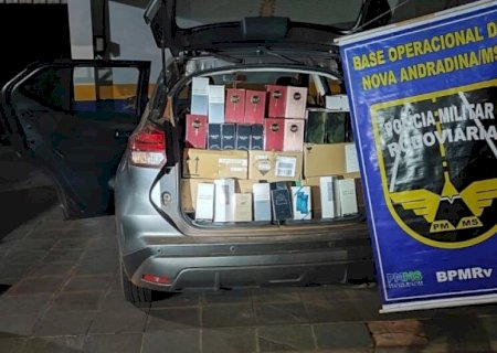 POLICIAL DE SP É FLAGRADO EM MS COM R$ 32 MIL EM PERFUMES CONTRABANDEADOS DO PARAGUAI