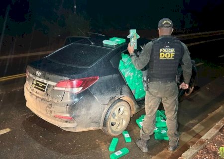 TRAFICANTE QUE SEGUIA COM QUASE 800 KG DE MACONHA PARA CAPITAL É PRESO