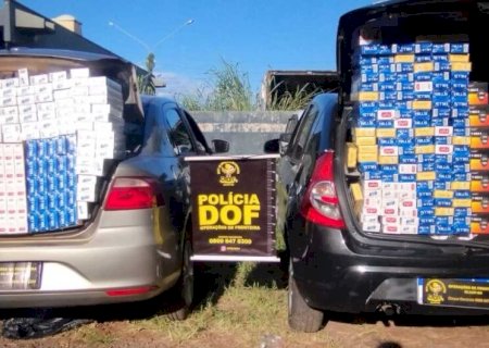 VEÍCULOS SÃO APREENDIDOS COM QUASE R$ 100 MIL EM MATERIAIS ILEGAIS
