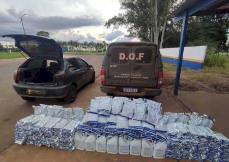 MAIS DE 600 MIL REAIS EM DEFENSIVO AGRÍCOLA ILEGAL SÃO APREENDIDOS