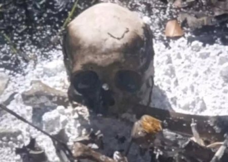 MORADOR DE PEDRO JUAN CABALLERO ENCONTRA ESQUELETO HUMANO DURANTE LIMPEZA EM TERRENO