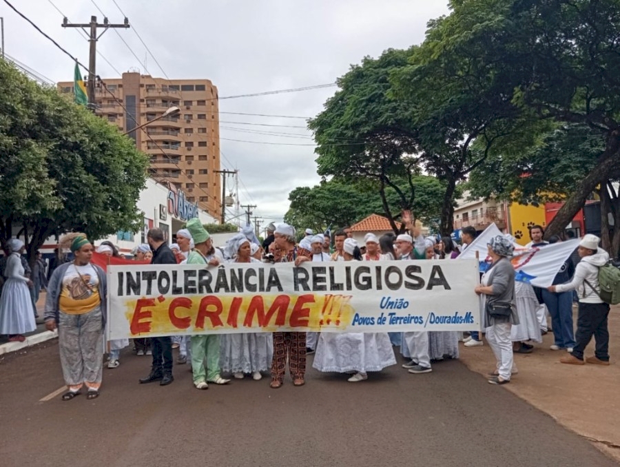 MOVIMENTO CONTRA A INTOLERÂNCIA RELIGIOSA VAI ÀS RUAS DE DOURADOS