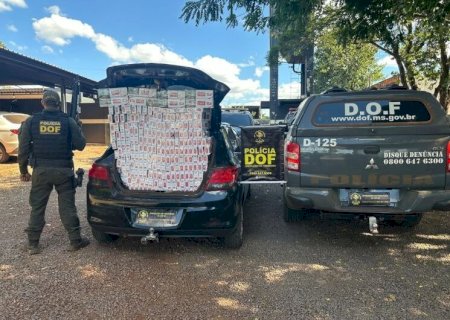 VEÍCULO CARREGADO COM CIGARROS CONTRABANDEADOS É APREENDIDO EM PONTA PORÃ