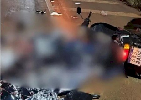 MOTOCICLISTAS TÊM CABEÇA ESMAGADA EM ACIDENTE COM CAMINHÃO NA FRONTEIRA