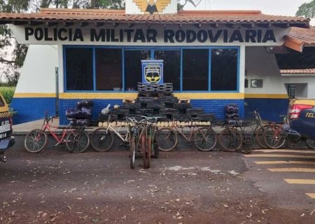 NO MODELO 'FORMIGUINHA', TRAFICANTES TRANSPORTAVAM MAIS DE 600KG DE MACONHA EM BIKES