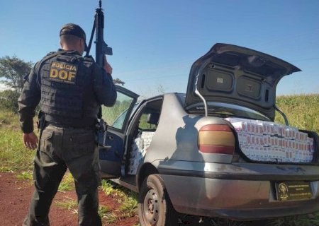 MAIS DE MIL PACOTES DE CIGARROS CONTRABANDEADOS SÃO APREENDIDOS