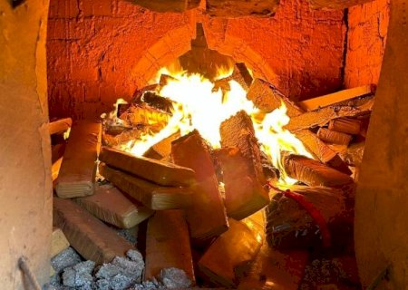 MAIS DE 800 QUILOS DE DROGAS SÃO INCINERADOS EM CIDADE DO INTERIOR DE MS