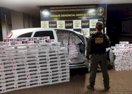 VEÍCULOS SÃO APREENDIDOS NA MS-164 COM MAIS DE R$ 320 MIL EM PRODUTOS ILEGAIS