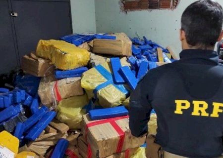 POLÍCIA APREENDE 5,7 TONELADAS DE MACONHA, SKUNK E HAXIXE EM NOVA ALVORADA DO SUL