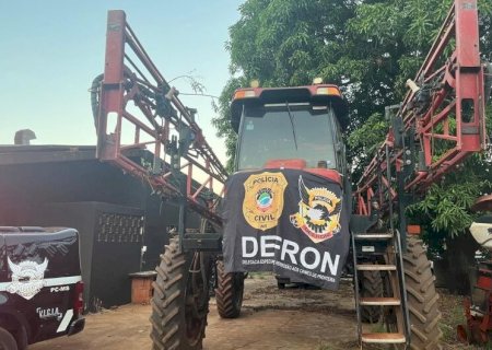 MAQUINÁRIOS AGRÍCOLAS AVALIADOS EM R$ 1 MILHÃO SÃO RECUPERADOS APÓS AÇÃO DE ESTELIONATÁRIO