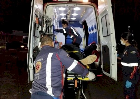CICLISTA É SOCORRIDO EM ESTADO GRAVE APÓS SOFRER QUEDA NA AVENIDA GUAICURUS