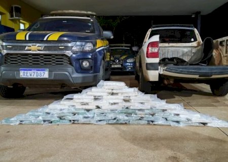MOTORISTA DE SAVEIRO QUE SAIU COM COCAÍNA DE DOURADOS É PRESO NA BR-158