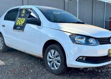 CARRO FURTADO NO DOMINGO EM RIO BRILHANTE É RECUPERADO EM DOURADOS