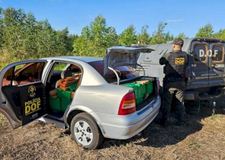 VEÍCULO CARREGADO COM MAIS DE R$ 1 MILHÃO DE REAIS EM DROGAS É APREENDIDO NA MS-164