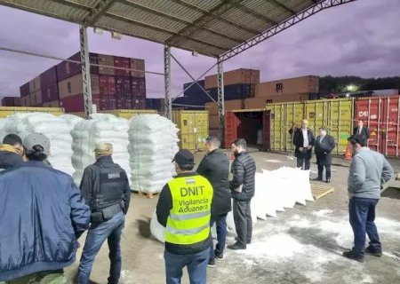 MAIOR APREENSÃO DE COCAÍNA DA HISTÓRIA DO PARAGUAI ESTAVA PRONTA PARA SER LEVADA À EUROPA