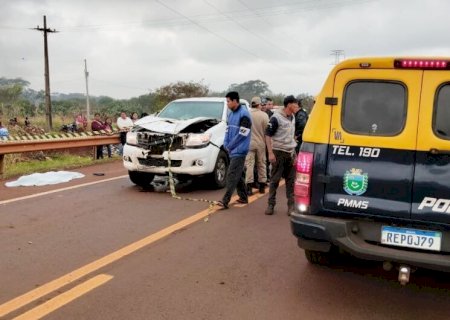 TENSÃO TOMA CONTA DE RODOVIA APÓS ACIDENTE COM MORTE EM DOURADOS