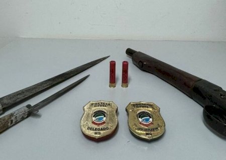 HOMEM É PRESO APÓS TENTAR MATAR DONO DE BAR COM DISPAROS DE ESPINGARDA