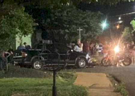 COLISÃO ENTRE MOTO E UTILITÁRIO TERMINA COM UMA PESSOA MORTA