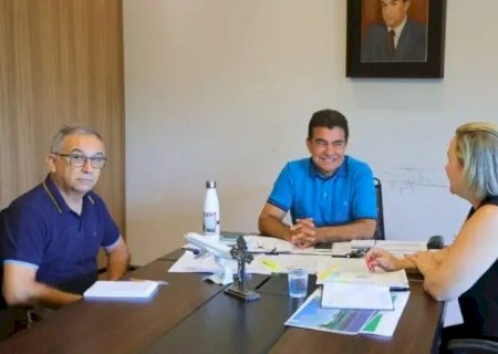MARÇAL RECEBE PRESIDENTE DA CÂMARA E DEFENDE HARMONIA POR DOURADOS