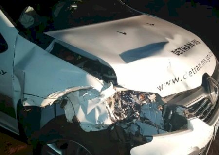 SERVIDORES DO DETRAN SOFREM ACIDENTE EM RODOVIA DE MATO GROSSO DO SUL