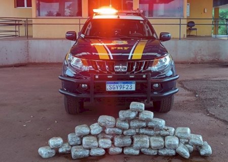 PASSAGEIRO DE APLICATIVO É PRESA COM 23 QUILOS DE SKUNK NA BR-262