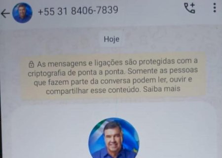 CRIMINOSOS USAM FOTO DO GOVERNADOR EDUARDO RIEDEL PARA APLICAR GOLPES NO WHATSAPP