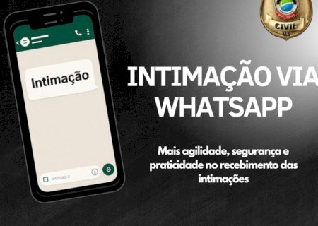 INTIMAÇÕES SERÃO FEITAS POR WHATSAPP EM MS; ENTENDA COMO FUNCIONARÁ PARA NÃO CAIR EM GOLPES