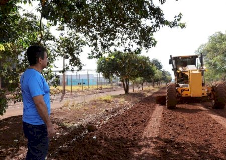PREFEITURA DE DOURADOS INICIA CASCALHAMENTO DAS RUAS DA SITIOCA OURO FINO