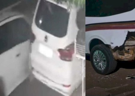 BÊBADO, MOTORISTA BATE EM CARRO DA FUNERÁRIA E VAI PRESO EM ÁGUA CLARA