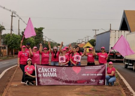 PREFEITURA MOVIMENTA UBS DE VILA VARGAS COM BLITZ DO OUTUBRO ROSA NA BR-163