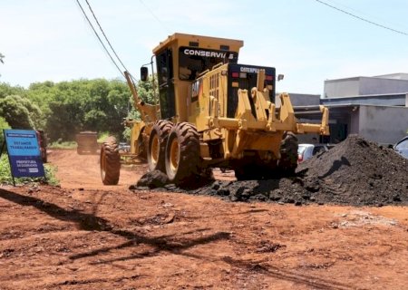 PREFEITURA DE DOURADOS INICIA OBRAS PARA ACABAR COM ALAGAMENTOS NO FINAL DA RUA PEDRO RIGOTTI