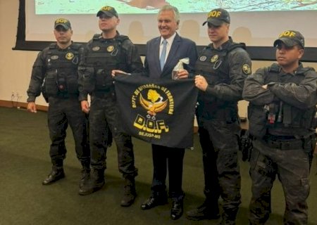 DOF É HOMENAGEADO PELO GOVERNADOR DE GOIÁS POR DESTAQUE NO COMBATE AO CRIME