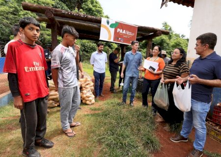 PRIMEIRA ETAPA DO PROGRAMA DE AQUISIÇÃO DE ALIMENTOS É ENTREGUE NA RESERVA INDÍGENA