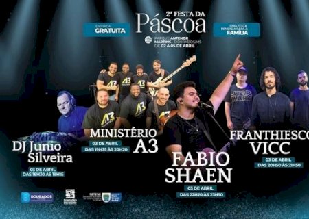 SEXTA-FEIRA SANTA TERÁ PROGRAMAÇÃO GOSPEL E ATRAÇÕES PARA CRIANÇAS NA 2ª FESTA DA PÁSCOA