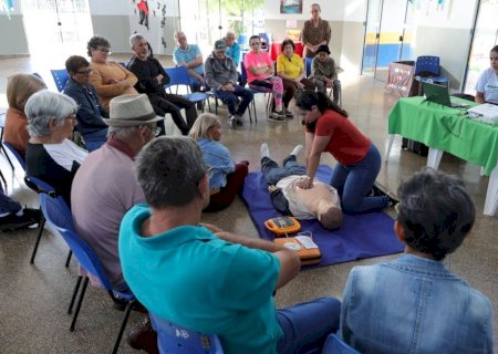 PREFEITURA DE DOURADOS E UEMS ENSINAM PRIMEIROS SOCORROS PARA PROTEÇÃO DOS IDOSOS