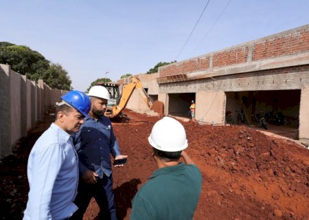OBRAS DO CAPS AD III AVANÇAM E CHEGAM A 65% DE EXECUÇÃO EM DOURADOS